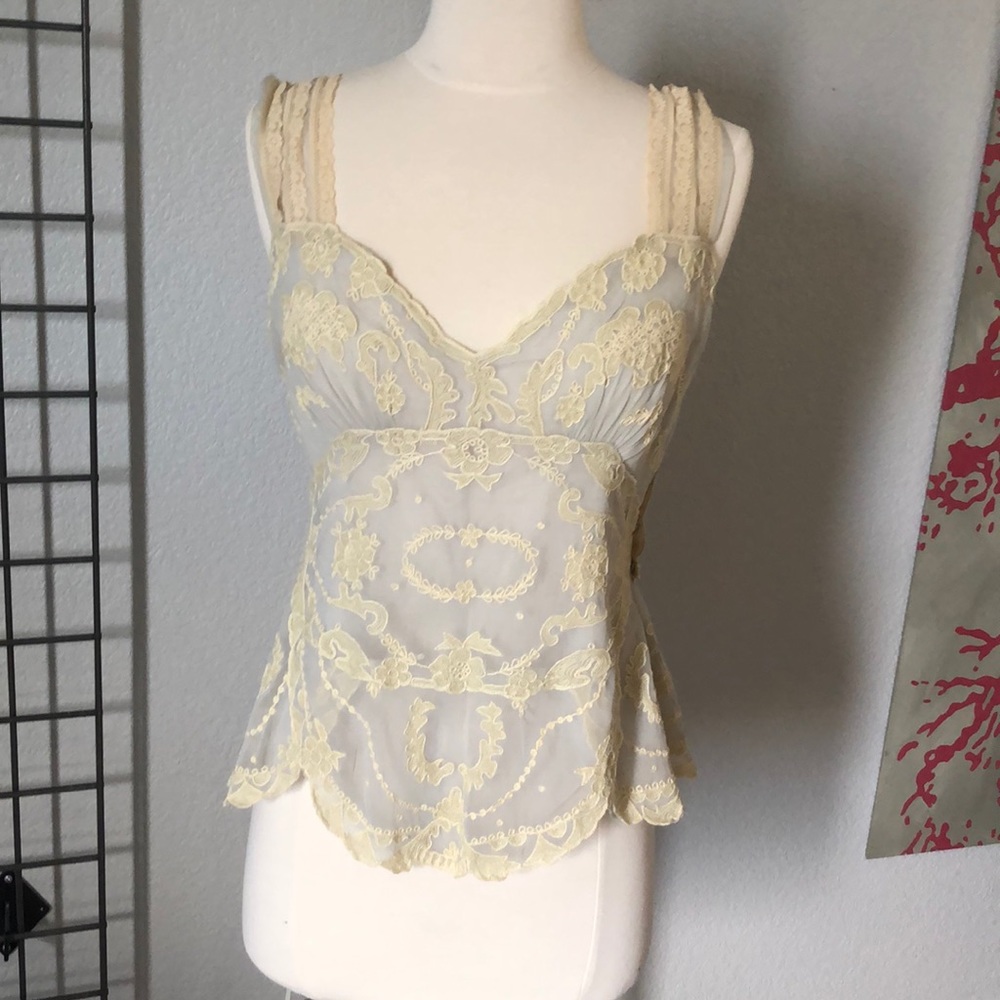 Anthropologie Lace Top